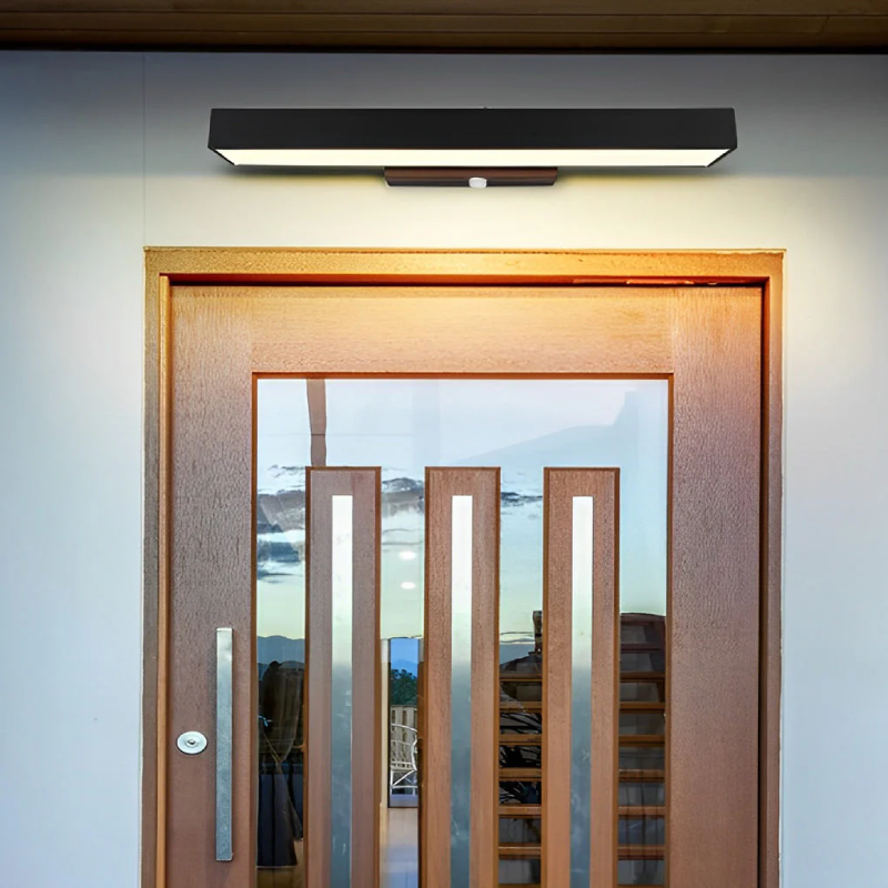 LAIREL™ Black Long Strip Sconce Outdoor LED Lighting