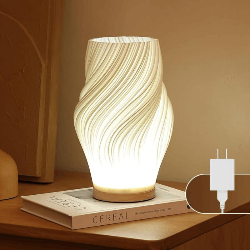 LAIREL™ French Cream 3D Desk Lamp