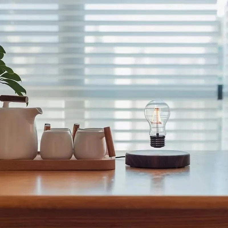 LAIREL™ Levitating Lamp With Wooden Base